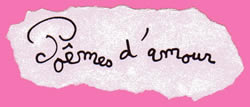 poêmes d'amour